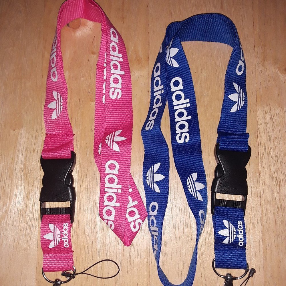 2 Adidas Combo C logo Lanyards